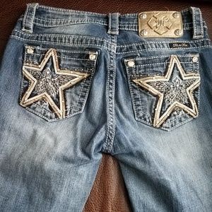 Miss Me jeans 27x34 mid rise boot.